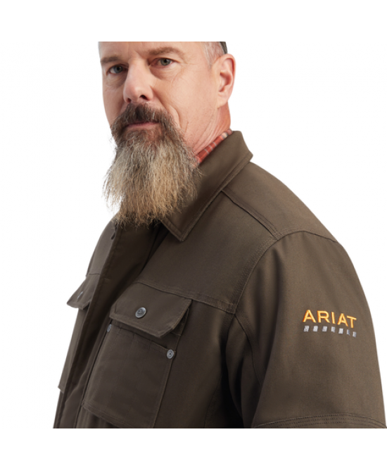 Ariat - Rebar DuraCanvas Sherpa-Lined Coat Brown Ariat - Rebar DuraCanvas Sherpa-Lined Coat Brown