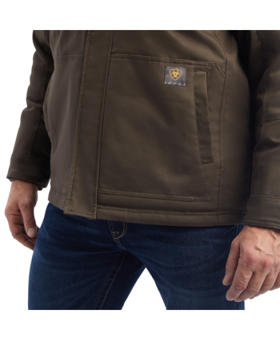 Ariat - Rebar DuraCanvas Sherpa-Lined Coat Brown Ariat - Rebar DuraCanvas Sherpa-Lined Coat Brown