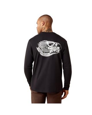 Ariat - Rebar Cotton Strong Eagle Skull Long Sleeve Shirt