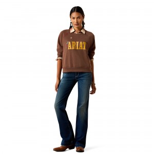 Ariat - Essential Crew Sweatshirt Brown 