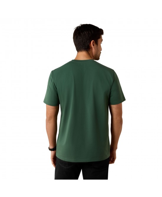 Ariat - Vertical Logo Green T-Shirt