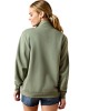 Ariat - Logo 1/2 Zip Sweatshirt Green