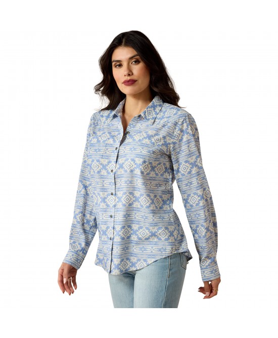 Ariat - Billie Jean Ashleigh Blue Crystal Southwest Shirt
