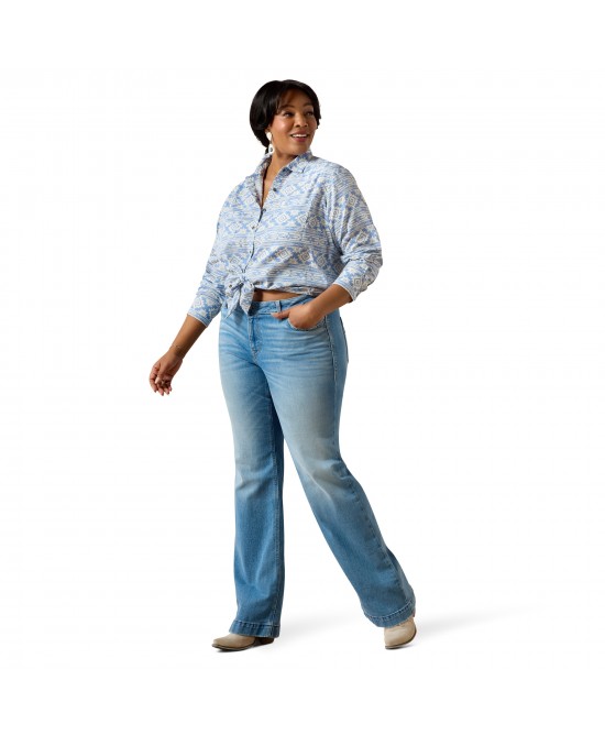 Ariat - Billie Jean Ashleigh Blue Crystal Southwest Shirt