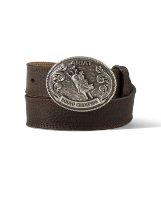 Leather Belt - Ariat Rodeo Champ Buckle Belt - Children's