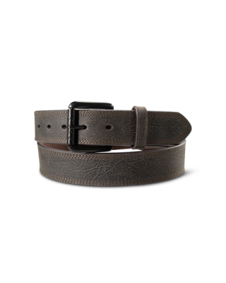 Leather Belt - Ariat Work Triple Row Stitch Belt