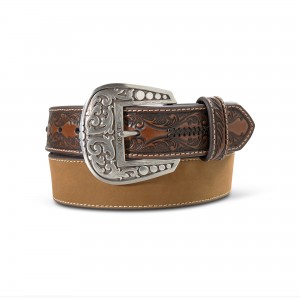Leather Belt - Ariat Distressed Brown Leather Belt - Ariat Distressed Brown
