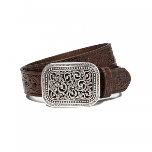 Leather Belt - Ariat Rhinestone Filigree