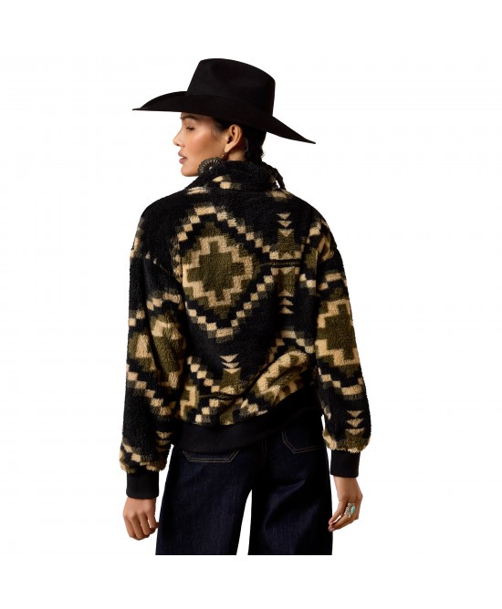 Ariat - Berber Sweatshirt Black Aztec Jumper Ariat - Berber Sweatshirt Black Aztec Jumper