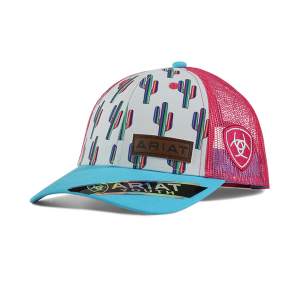 Trucker Hat -  Ariat Cactus Print - Children's