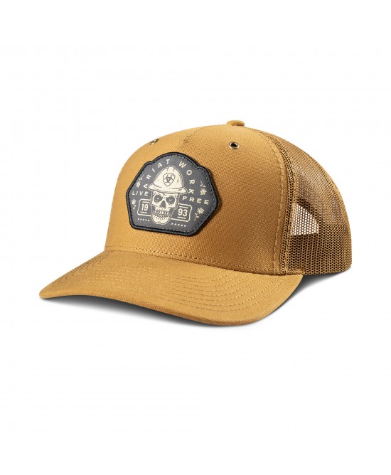 Trucker Hat- Ariat Work Roughneck Patch Snapback Cap