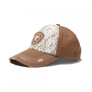 Trucker Hat -  Ariat Lace Logo Velcro Back Cap
