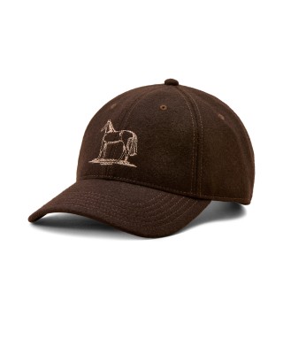 Trucker Hat - Ariat Wool Country Cap Brown