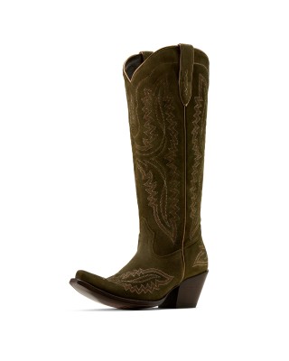 Ariat - Casanova Suede Green X Toe Western Boot