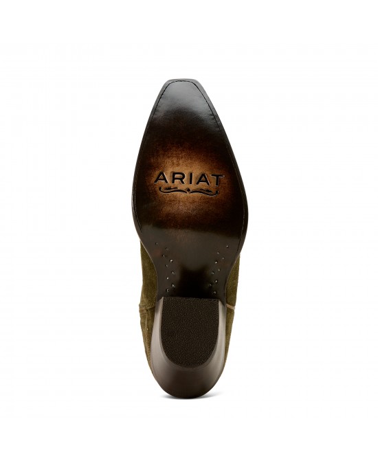 Ariat - Casanova Suede Green X Toe Western Boot