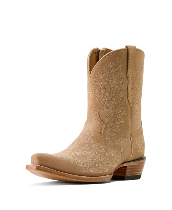 Ariat - Cate X Toe Taupe Suede Western Boot
