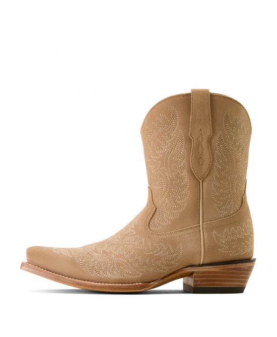 Ariat - Cate X Toe Taupe Suede Western Boot
