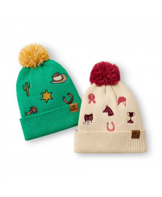 Ariat - Arlo Beanie Green - Children's