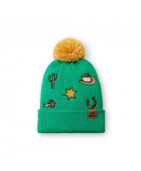 Ariat - Arlo Beanie Green - Children's
