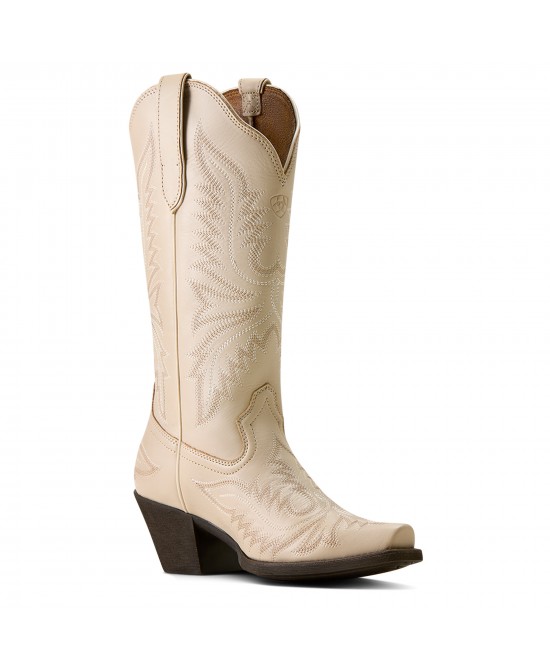 Ariat - Round Up Collins Cream D Toe Western Boot Ariat - Round Up Collins Cream D Toe Western Boot
