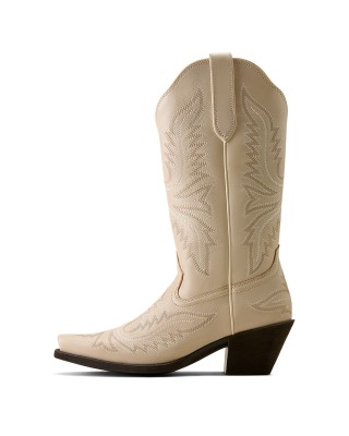 Ariat - Round Up Collins Cream D Toe Western Boot