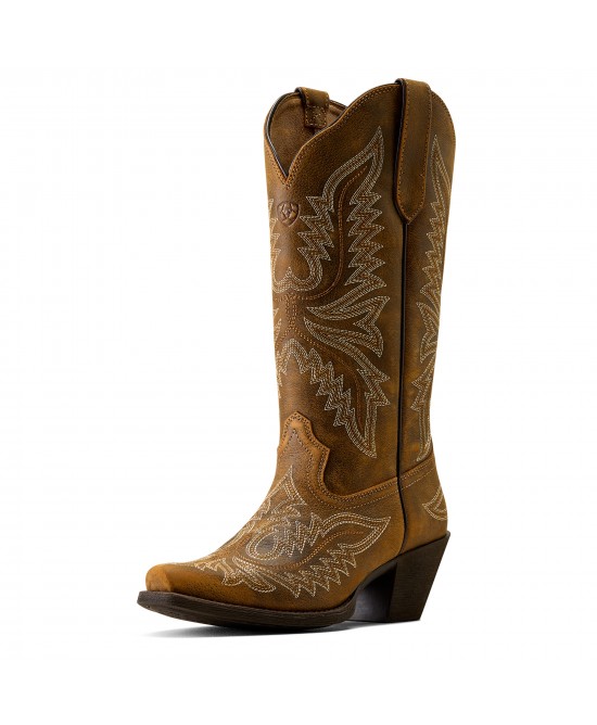 Ariat - Round Up Collins Brown D Toe Western Boot Ariat - Round Up Collins Brown D Toe Western Boot