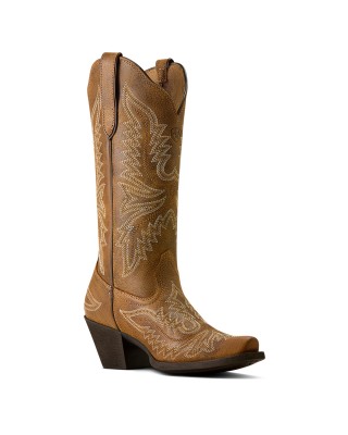 Ariat - Round Up Collins Brown D Toe Western Boot