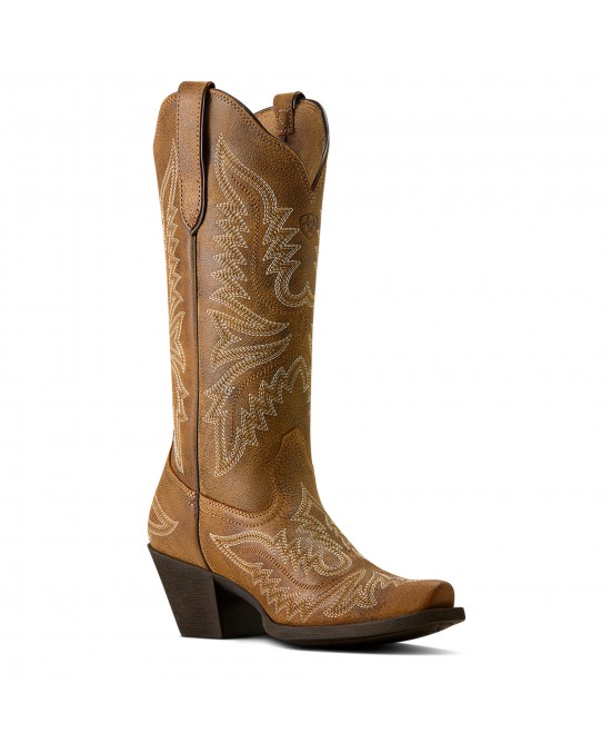 Ariat - Round Up Collins Brown D Toe Western Boot Ariat - Round Up Collins Brown D Toe Western Boot