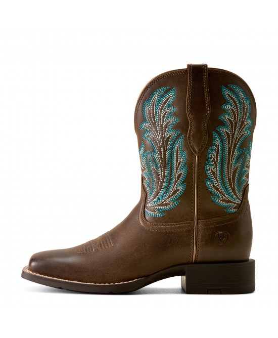 Ariat - Round Up Filly Wide Square Toe Western Boot Ariat - Round Up Filly Wide Square Toe Western Boot