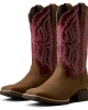 Ariat - Hybrid Ranchwork Berry Wide Square Toe Western Boot Ariat - Hybrid Ranchwork Berry Wide Square Toe Western Boot