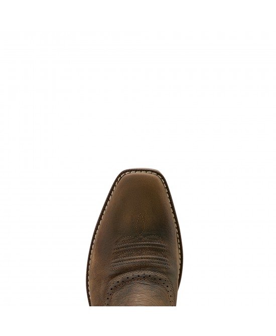 Ariat -  Hybrid Roughstock Antler Cowboy Boot