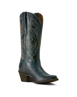 Ariat - Heritage J Toe Stretch Fit Denim Blue