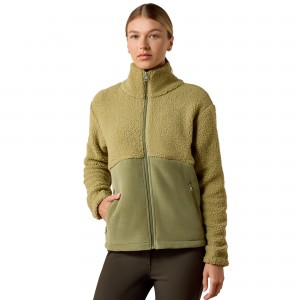 Ariat - Laviolette Green Full Zip Sweatshirt Fleece
