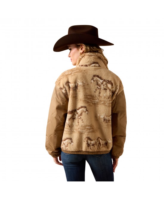 Ariat - Sherpa Blocked Horses Jacket Ariat - Sherpa Blocked Horses Jacket
