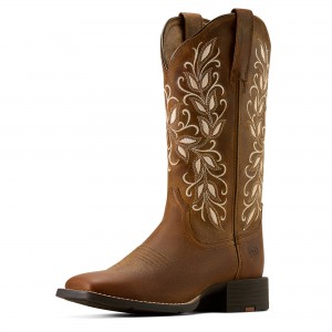 Ariat - Round Up Holly Wide Square Toe Western Boot