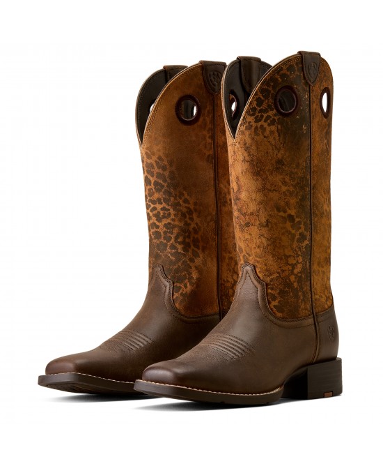 Ariat - Round Up Ryder Wide Square Toe Western Boot Ariat - Round Up Ryder Wide Square Toe Western Boot