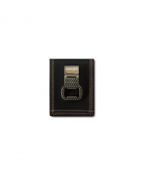 Ariat - Bifold Slim Wallet Stacked Logo Ariat - Bifold Slim Wallet Stacked Logo