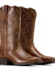 Ariat - Round Up Brown Remuda Wide Square Toe Western Boot Ariat - Round Up Brown Remuda Wide Square Toe Western Boot