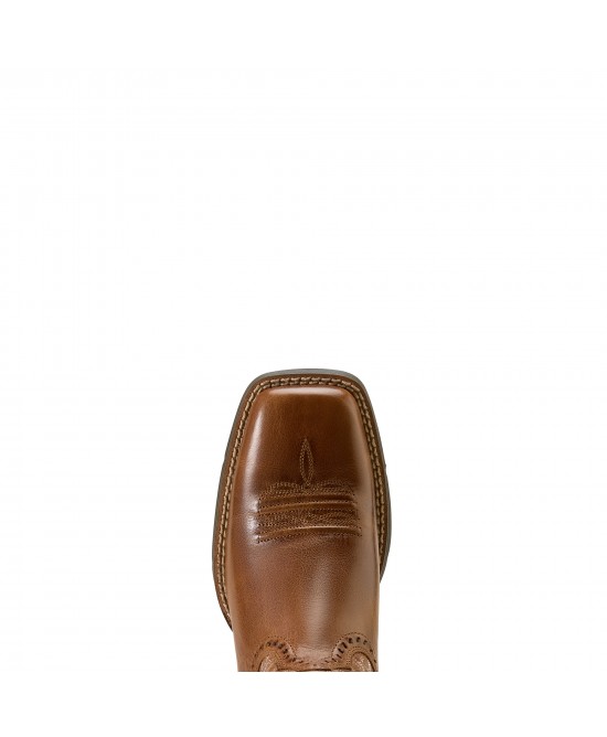 Ariat - Round Up Brown Remuda Wide Square Toe Western Boot Ariat - Round Up Brown Remuda Wide Square Toe Western Boot