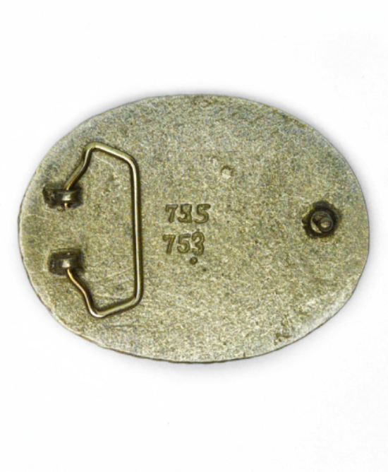 Belt Buckle - Gold Scroll