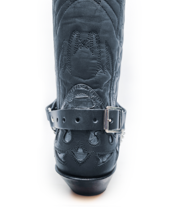 Boot Straps - Conical Stud Black - Thick Boot Straps - Conical Stud Black - Thick