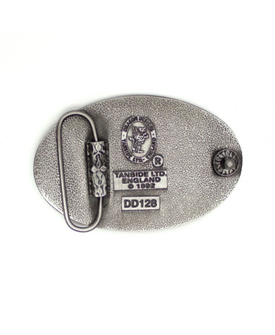 Belt Buckle - Elvis White And Red