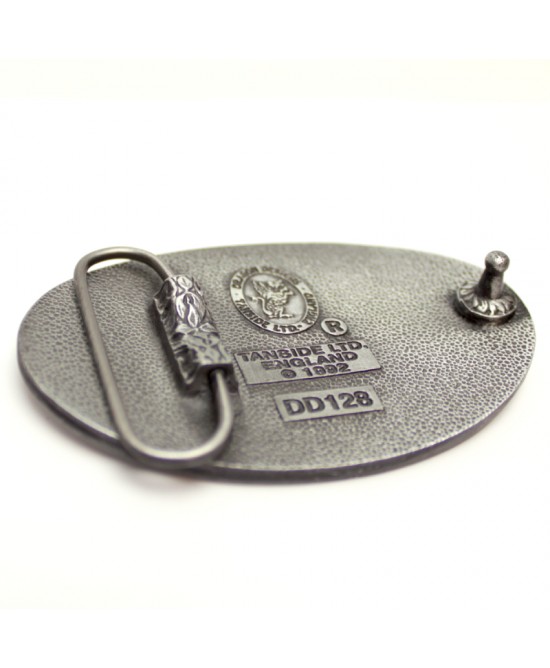 Belt Buckle - Elvis White And Red