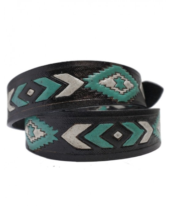 Leather Belt - CBS - Illinois Leather Belt - CBS - Illinois