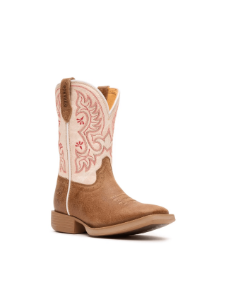 Durango - Childrens' Pink Shyloh Western Boots