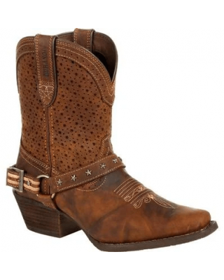 Durango - Crush™ Women's Brown Ventilated Ankle Western Boot