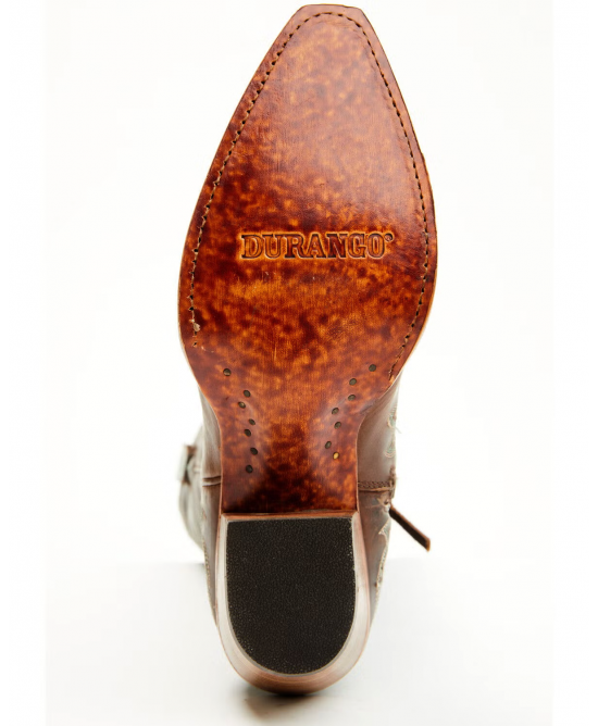 Durango - Crush™ Tall Women's Tan and Turquoise Western Boot