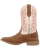 Durango - Ladies Westward™ Embroidered Brown & Cream Western Boot