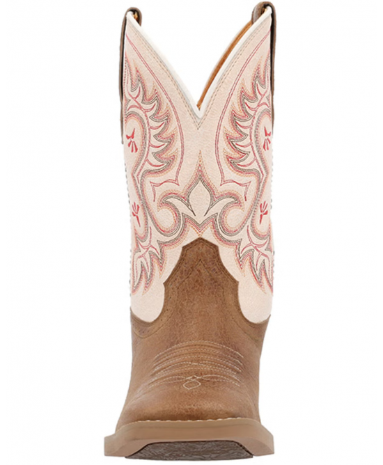 Durango - Ladies Westward™ Embroidered Brown & Cream Western Boot