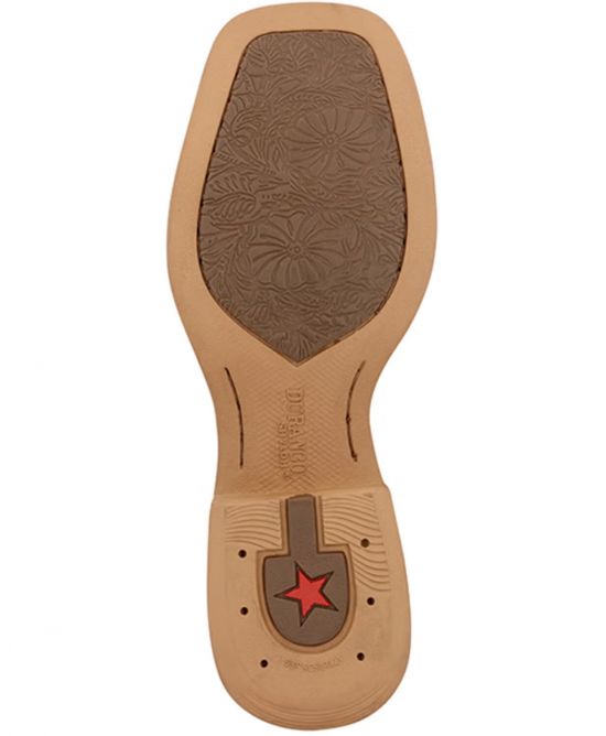 Durango - Ladies Westward™ Embroidered Brown & Cream Western Boot